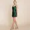 Thumbnail: ROLYPOLY | Satin homecoming deep cowl neck slip night dress