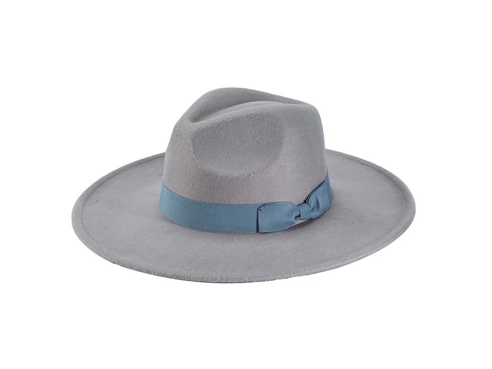 Thumbnail: Dolly Rancher Wide Brim Felt Hats with Ribbon - Women's Hats