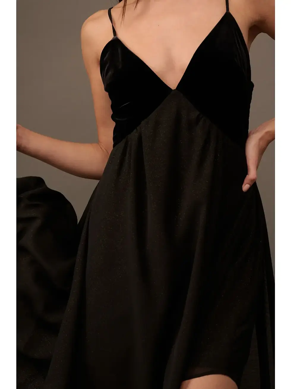 Thumbnail: Promesa | Color Block Contrast V Neck Tulip Hem Maxi Dress