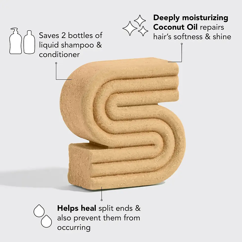 Thumbnail: KITSCH | Coconut Oil Deep-Moisturizing Solid Shampoo Bar