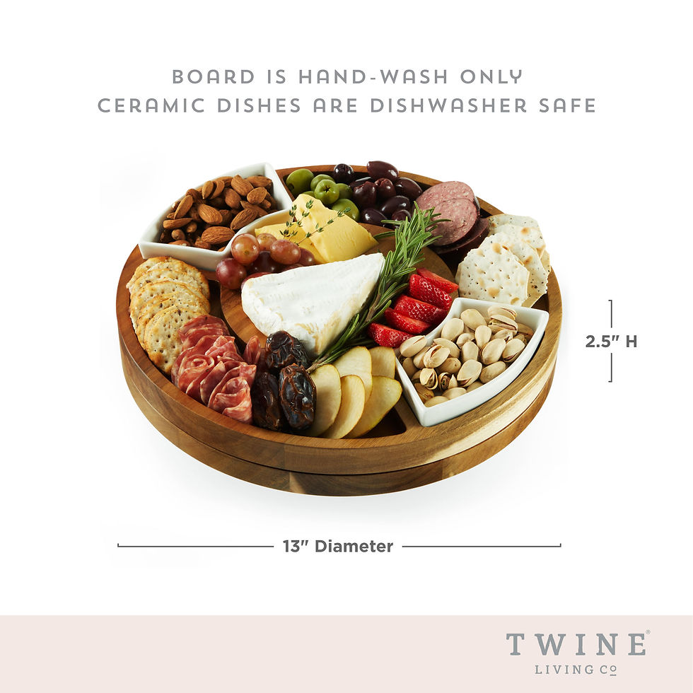 Thumbnail: Rotating Charcuterie Board by Twine Living