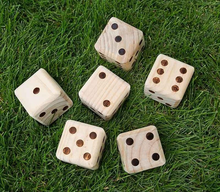 Thumbnail: Large Wooden Yard Dice