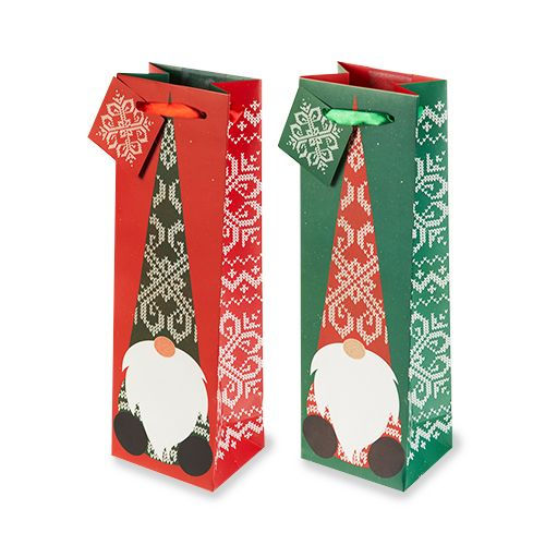 Thumbnail: Holiday Single-bottle Wine Bag
