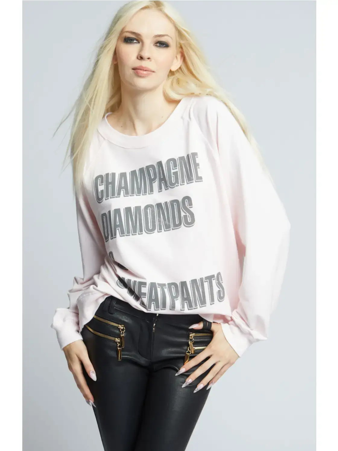 Recycled Karma | Champagne Sweatshirt
