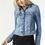 Thumbnail: MAVI | SAMANTHA MID BRUSHED FEATHER BLUE Denim Jacket