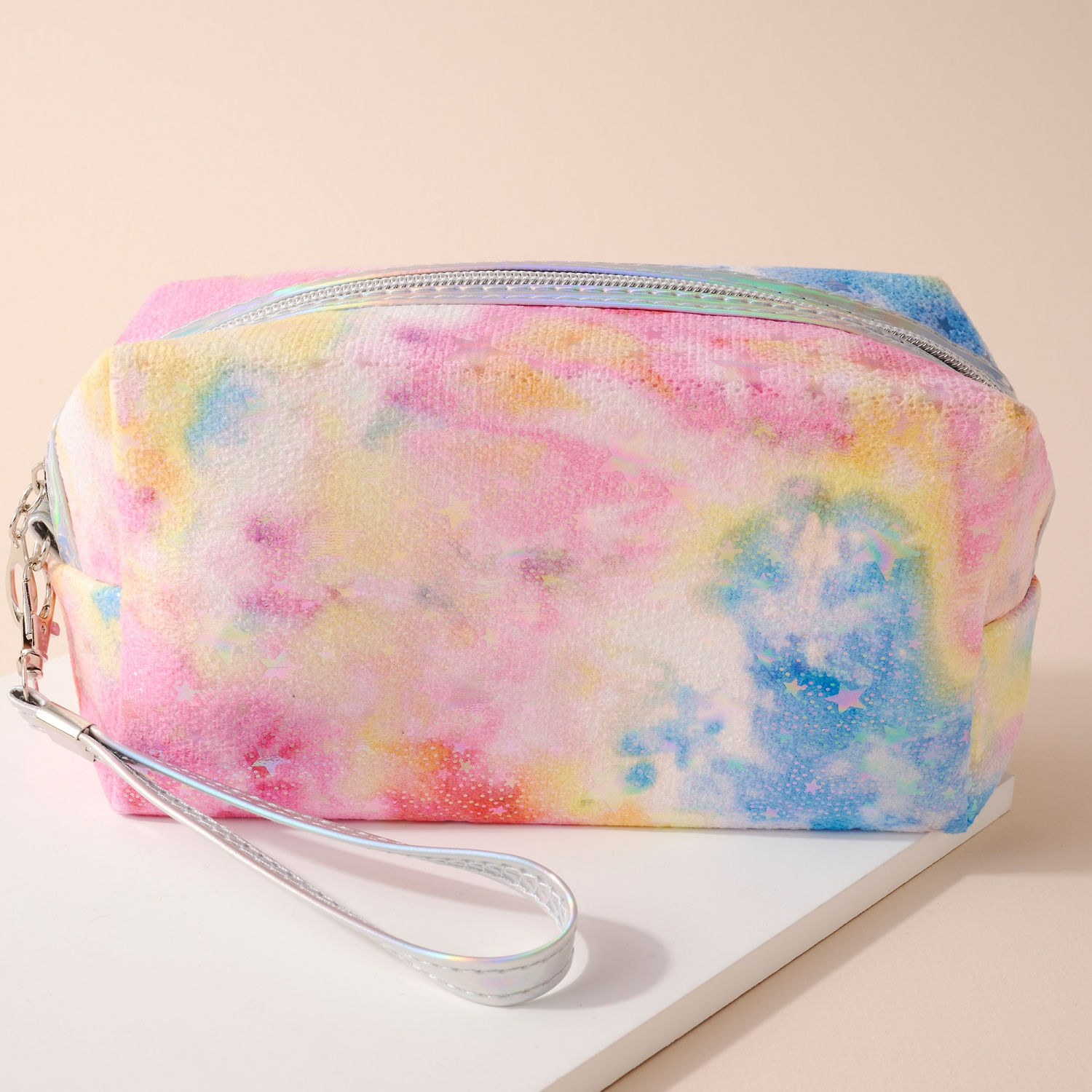 Tie Dye Stars Cosmetic Bag