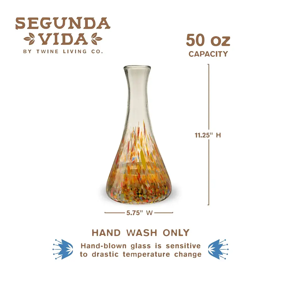 Thumbnail: Twine | Segunda Vida Artistico Recycled Glass Wine Decanter