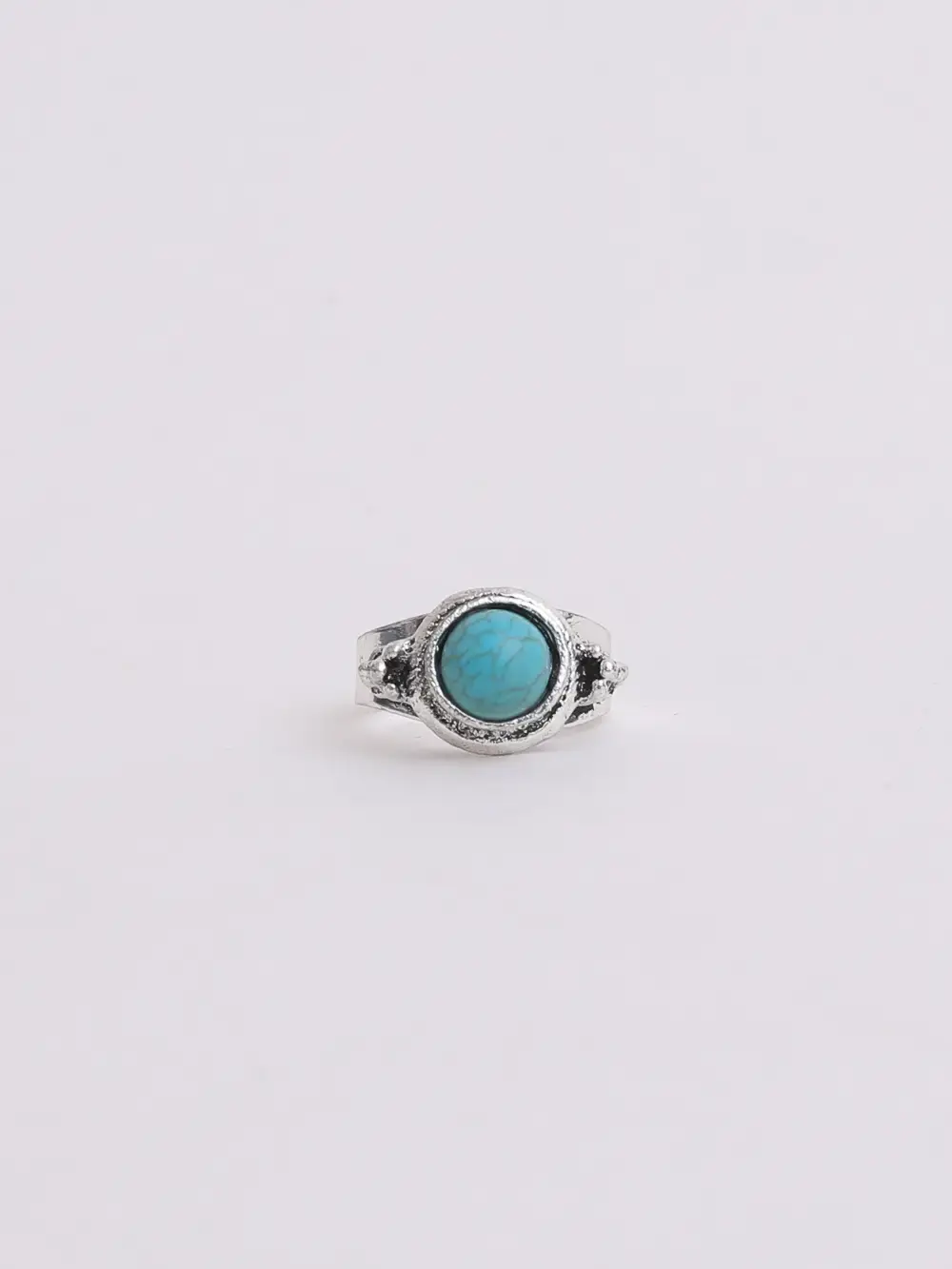 Cabochon Adjustable Turquoise Ring
