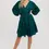 Thumbnail: Bluivy | Satin Open-Back Dolman Sleeved Dress