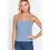 Thumbnail: Elastic Shoulder Strap Basic Cami Top With Bra-cup