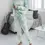 Thumbnail: KAYAN.L | Green Tie Dye Long Sleeves T-Shirt and Joggers Sets