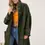 Thumbnail: Basic Plaid Thick Longline Jacket Coat