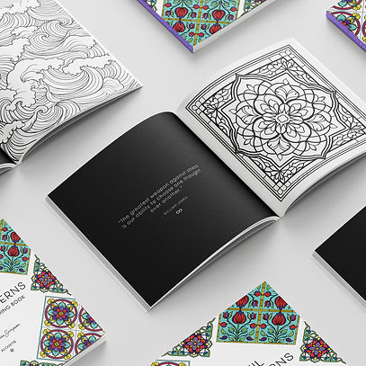Tranquil Tiles and Patterns Coloring Book Example.jpg