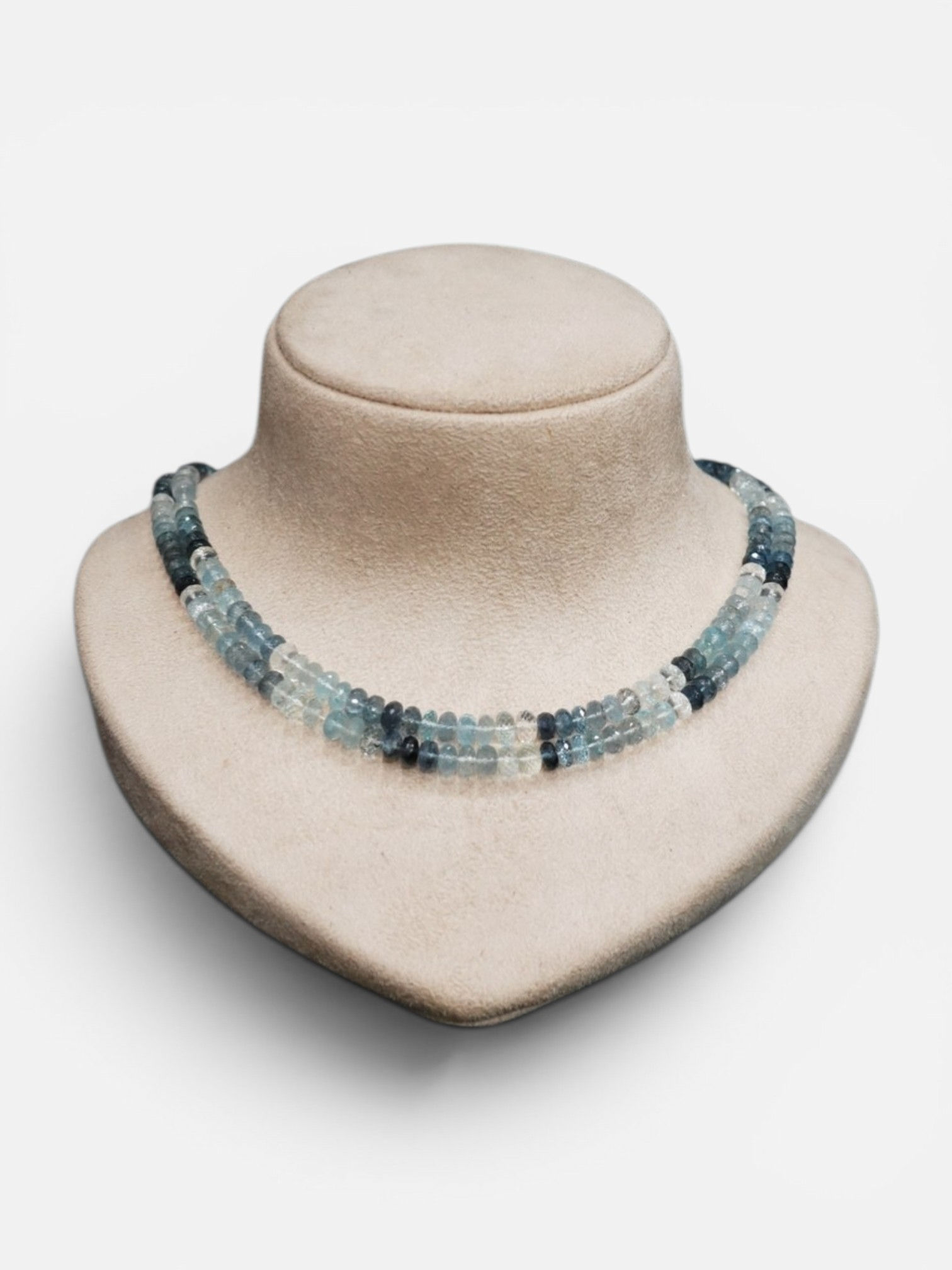 Aquamarine Beaded Necklace