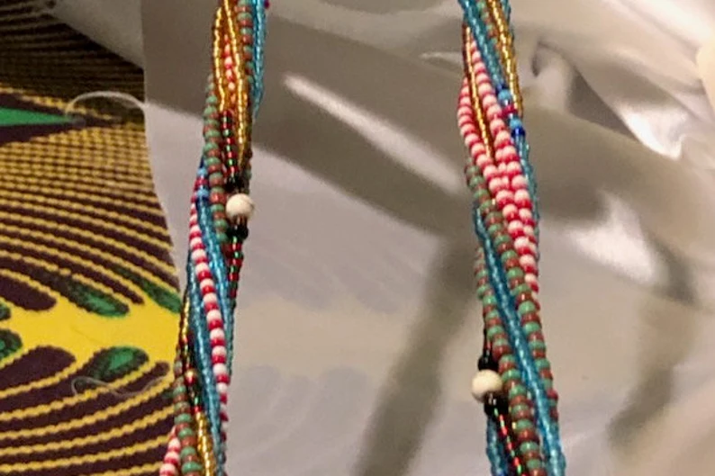 Rope Necklace for Orunmila, Sango, Oshun, and Yemoja