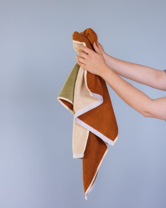 Serviette Small Marron/ Multicoloré