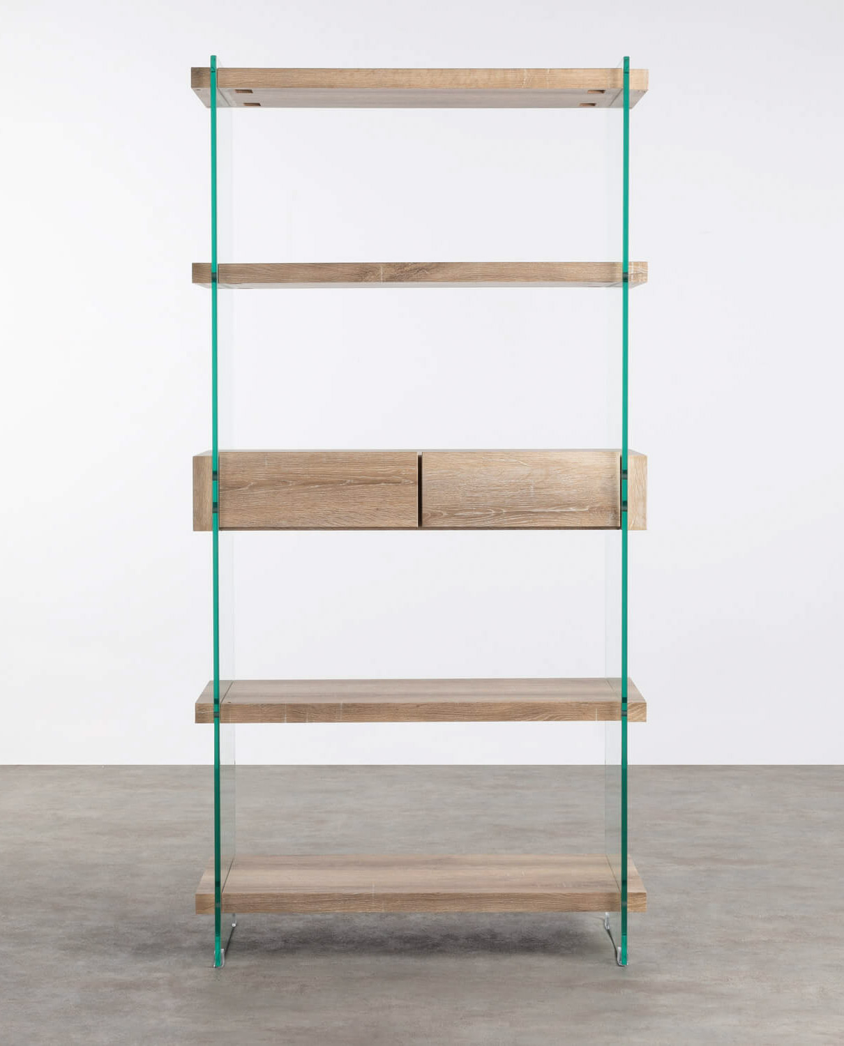 Étagère en verre et MDF — détail 3
