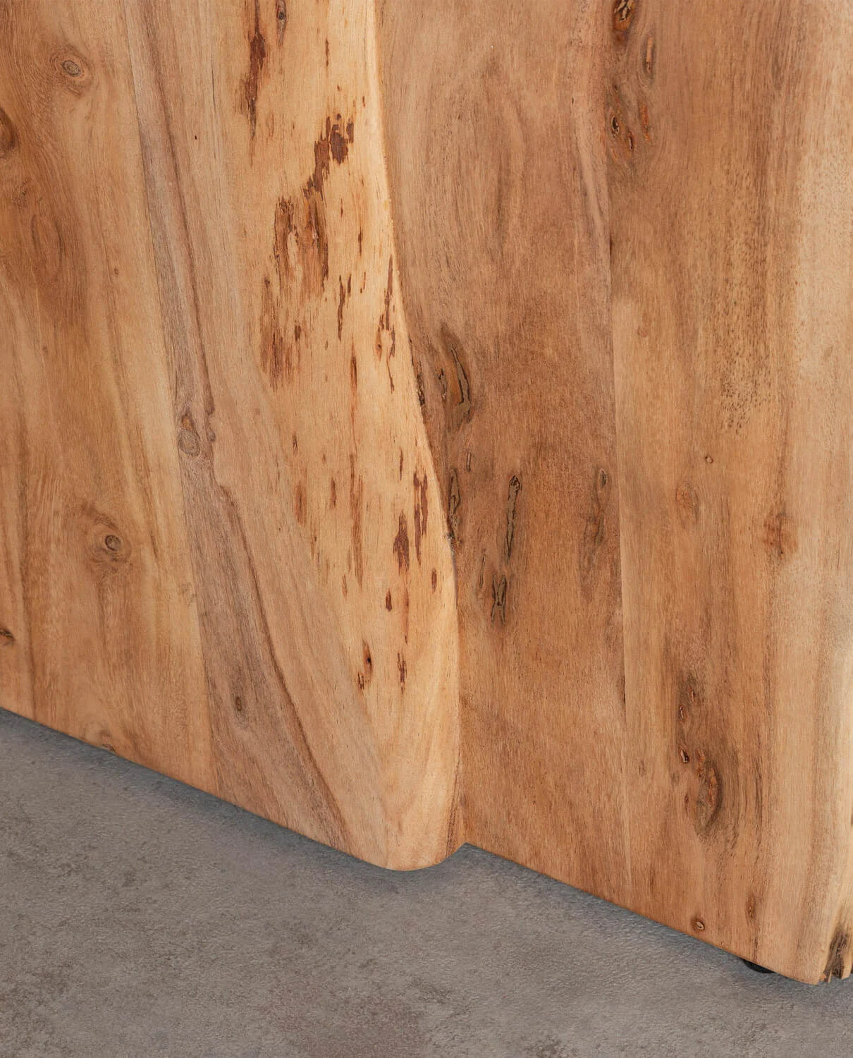 Table de salle à manger rectangulaire en bois d'acacia — détail 6