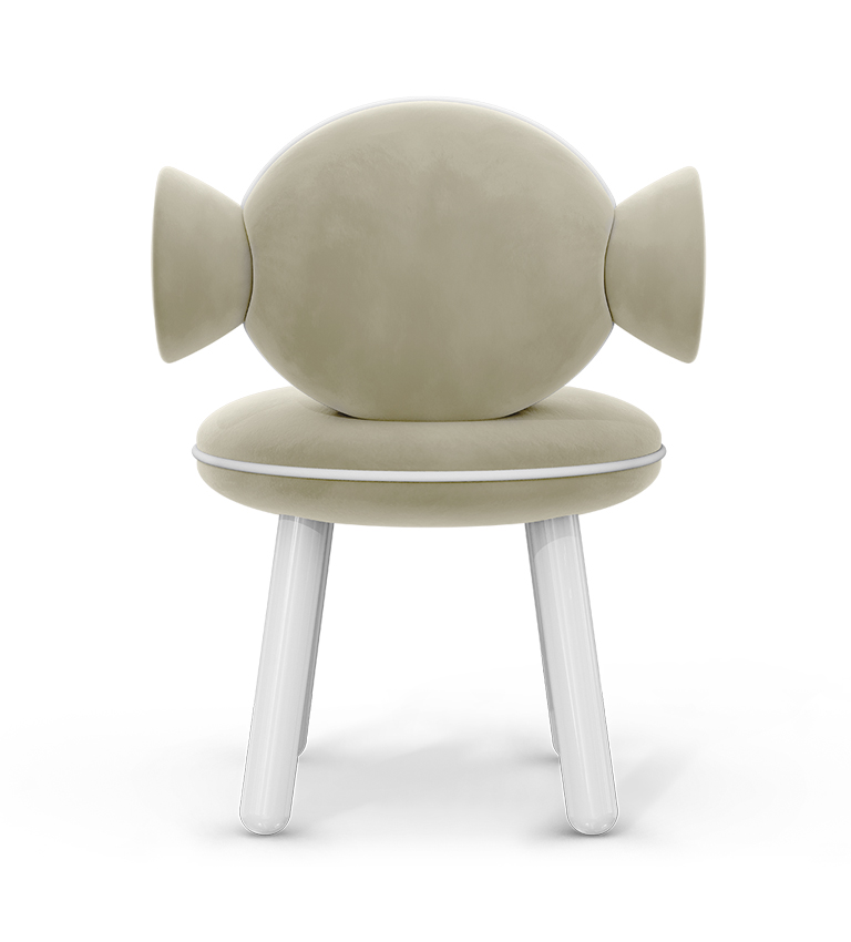 Chaise bonbon crème — détail 4