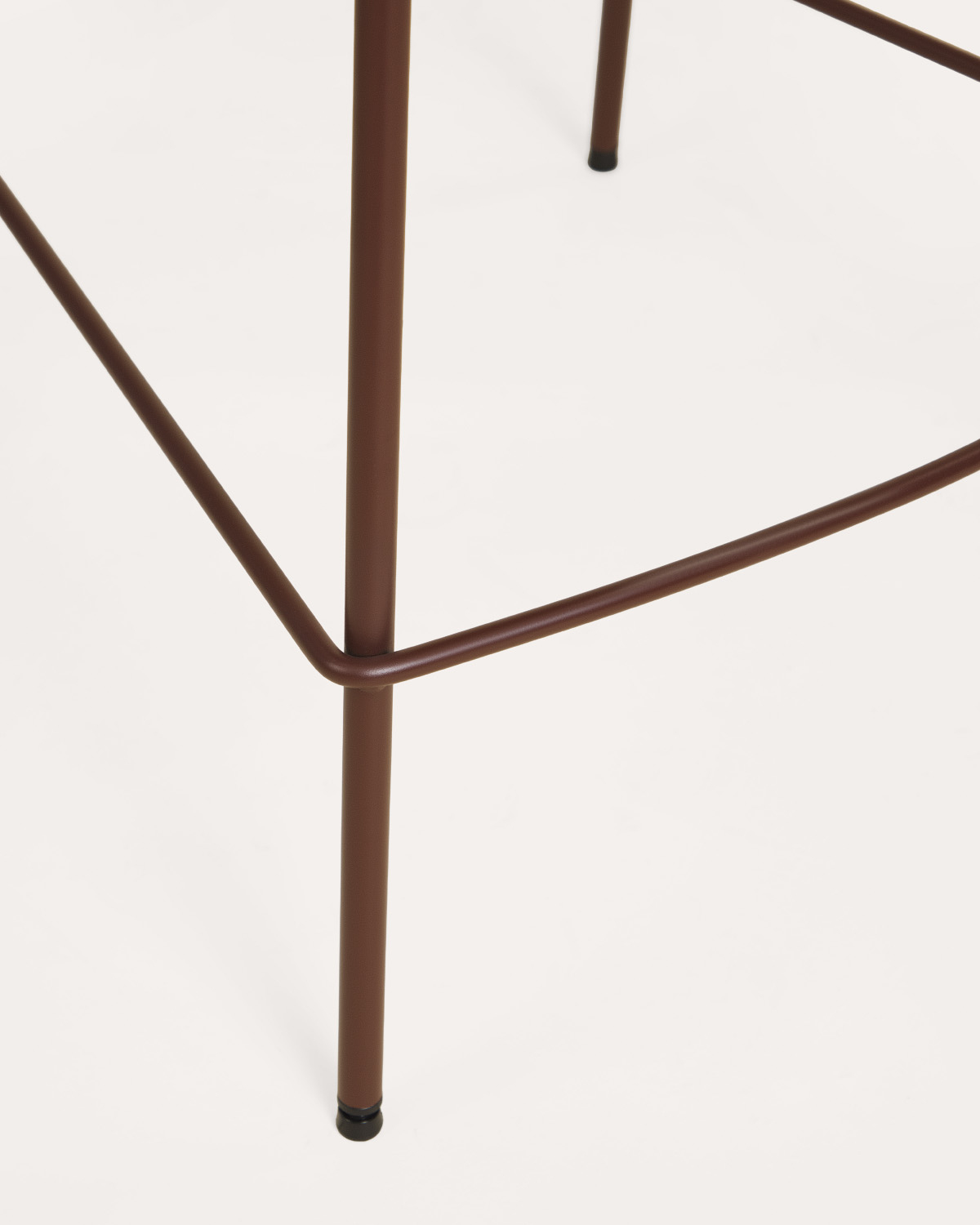 Tabouret haut 65 cm en tissu et métal Oisin - Plusieurs coloris — détail 4