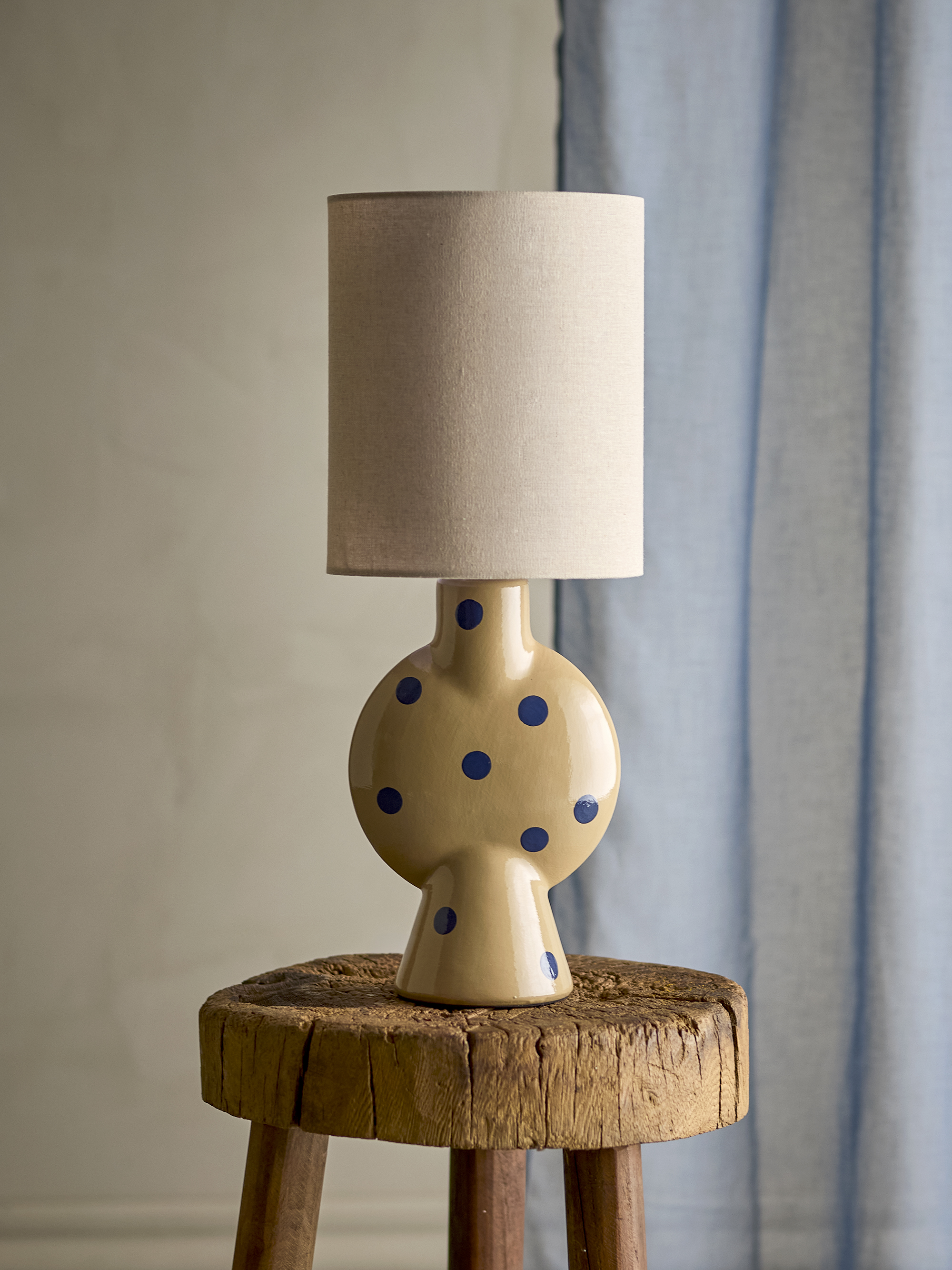 Lampe de table Sergio en grès - Coloris multicolore