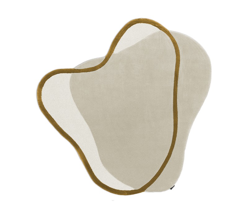 Tapis forme libre Blush