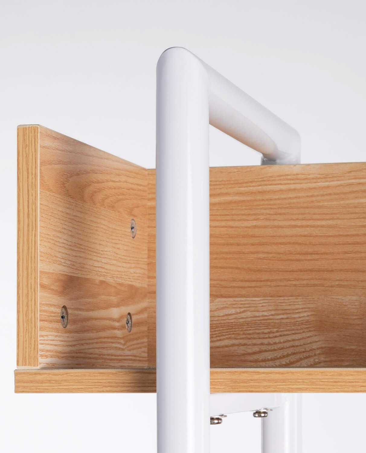 Étagère en MDF et acier blanc — détail 5