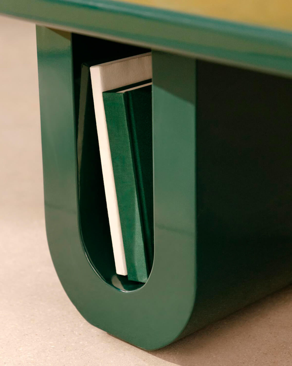 Table basse Surfys 120x60 cm en bois - Vert Grove — détail 3