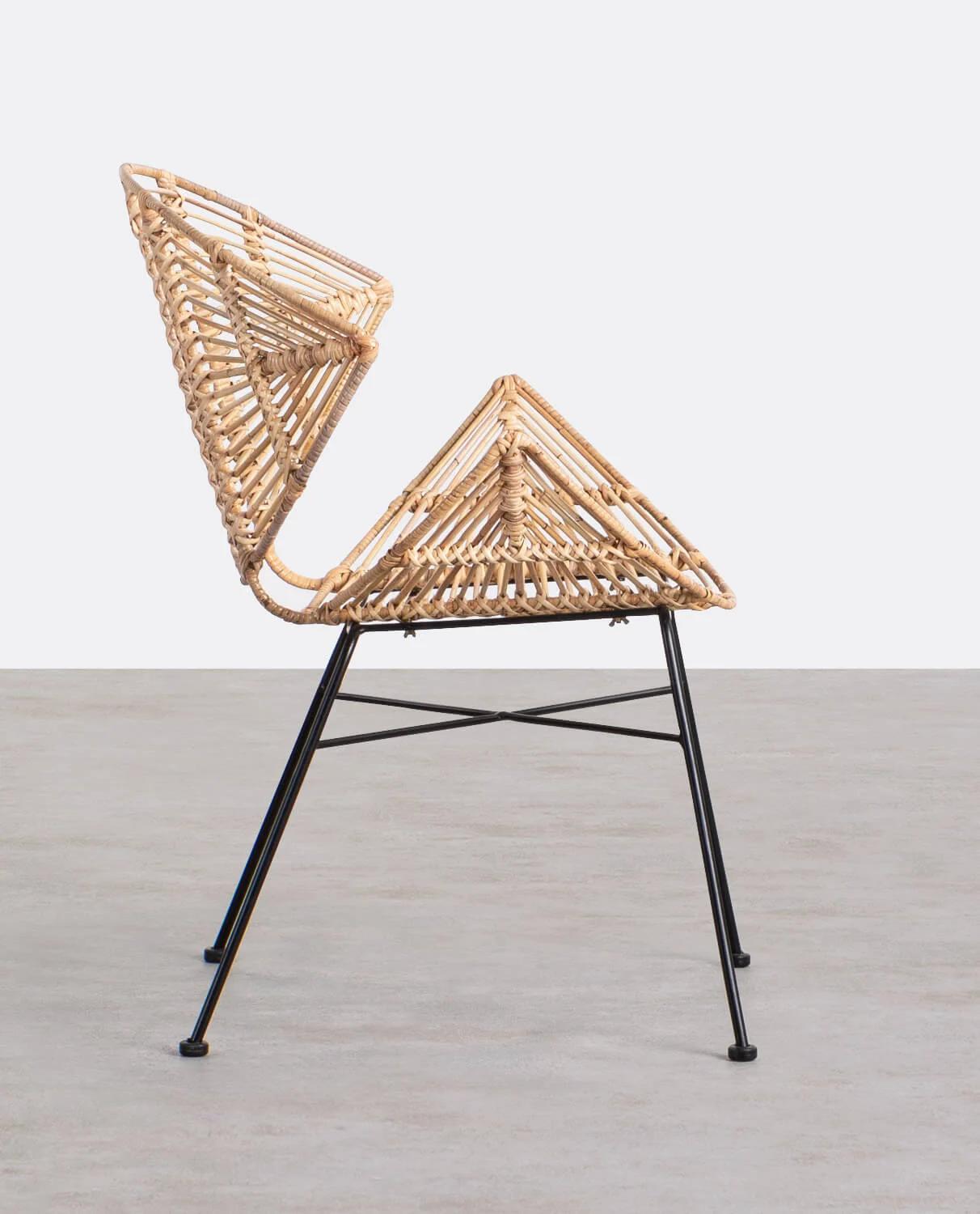 Chaise de salle à manger en rotin naturel — détail 6