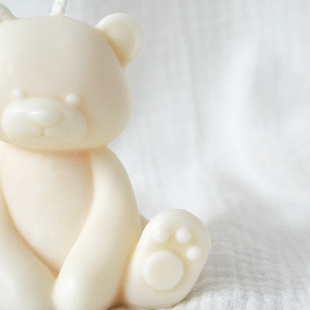 Bougie décorative nounours — détail 3
