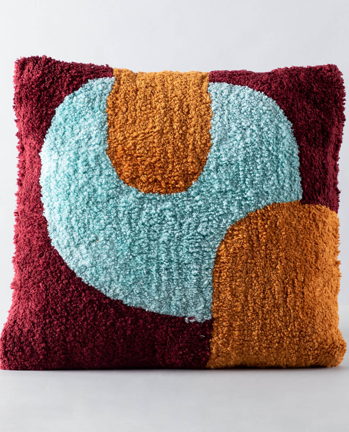 Coussin carré en coton et polyester — détail 3