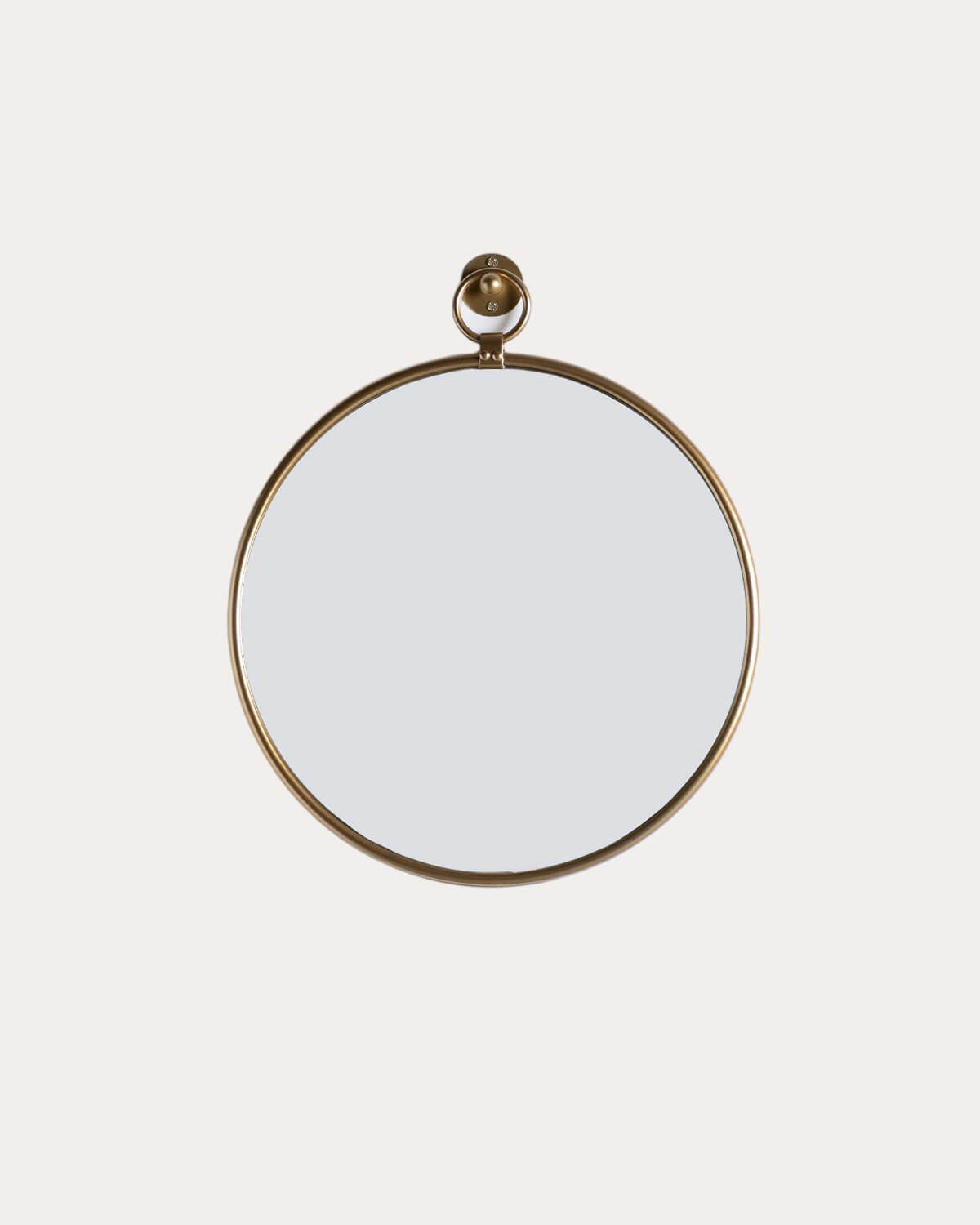 Miroir mural rond Ø46 cm en métal Dario