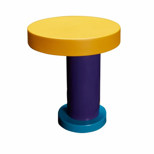 Lampe à poser jaune violet — détail 6