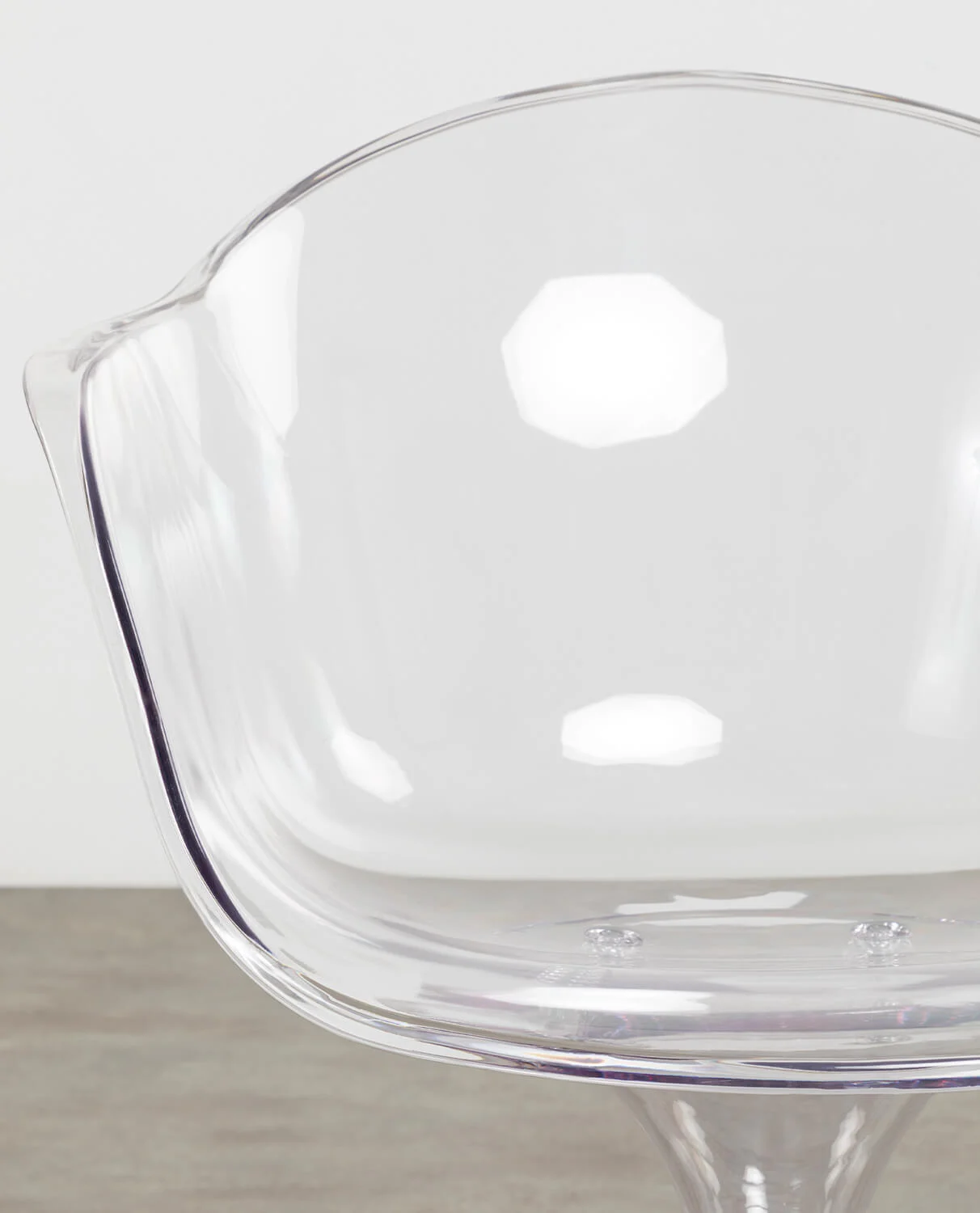 Chaise de salle à manger en polycarbonate transparent — détail 6