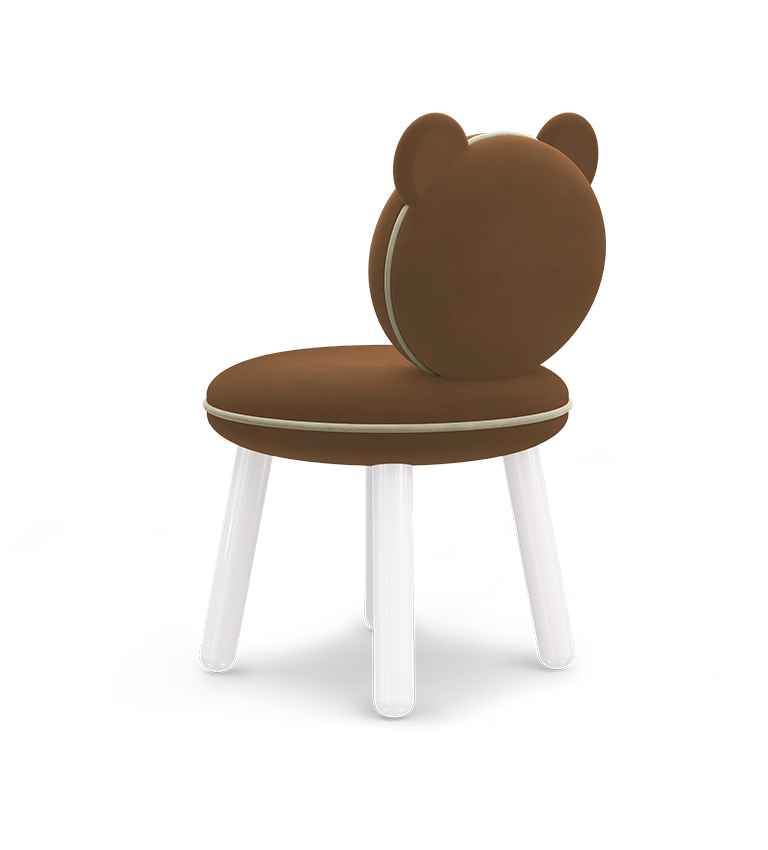Chaise ourson marron — détail 4