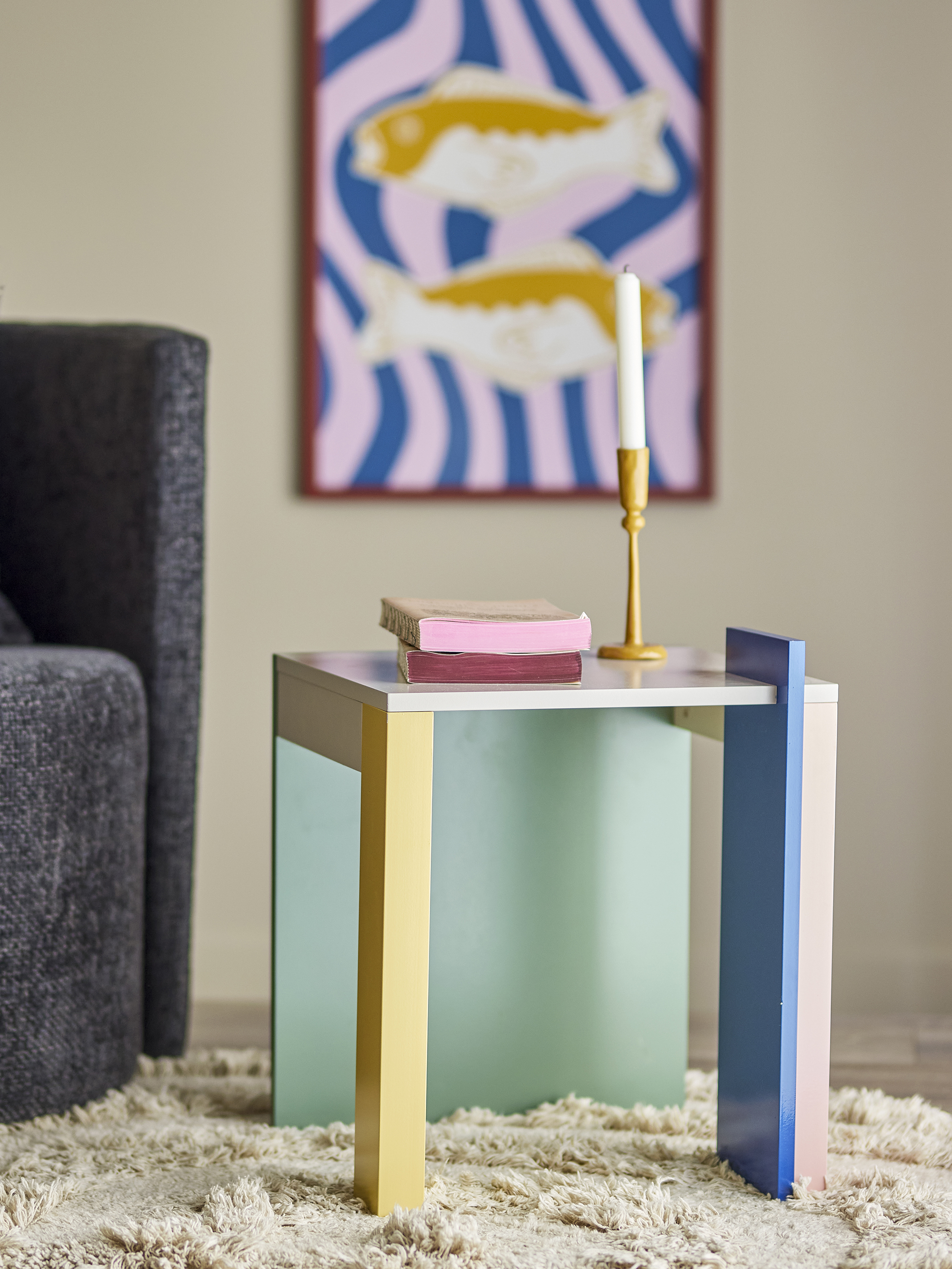 Table d'appoint Banjo - Coloris multicolore