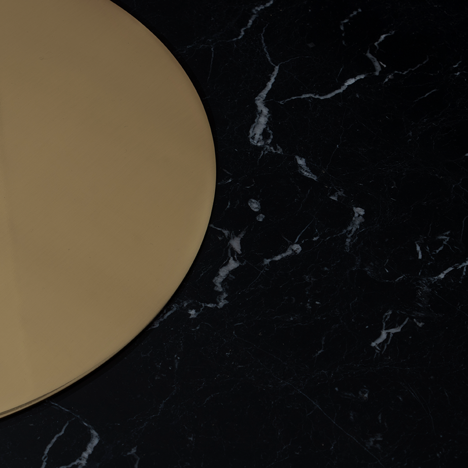 Table à manger en marbre nero marquina — détail 3