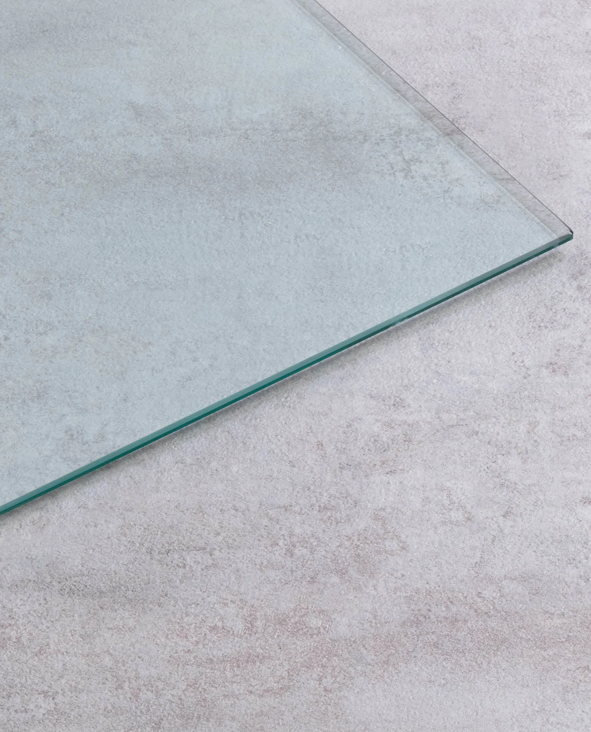 Table d'appoint carré en verre trempé — détail 5