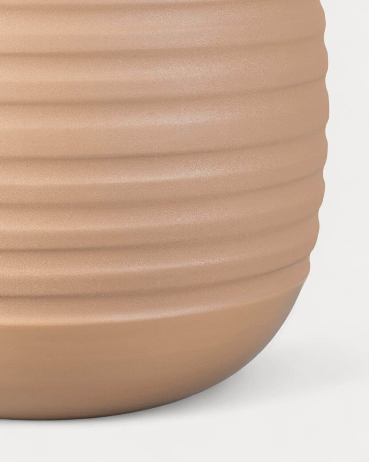 Vase Miraxel Ø37,5 cm en métal - Brun Clay — détail 4