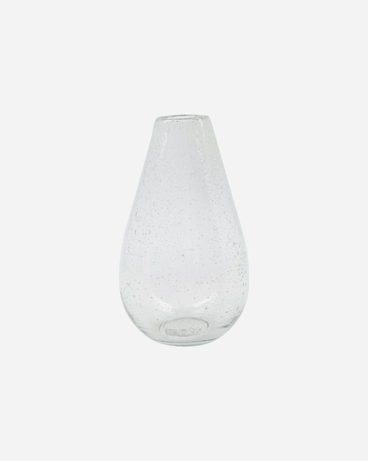 Vase avec détails en forme de goutte d'eau transparent — détail 5