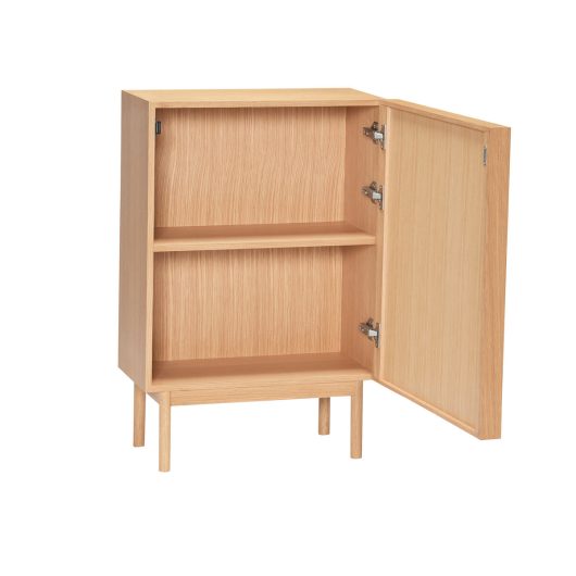 Commode en bois avec rangement porte-revues — détail 5