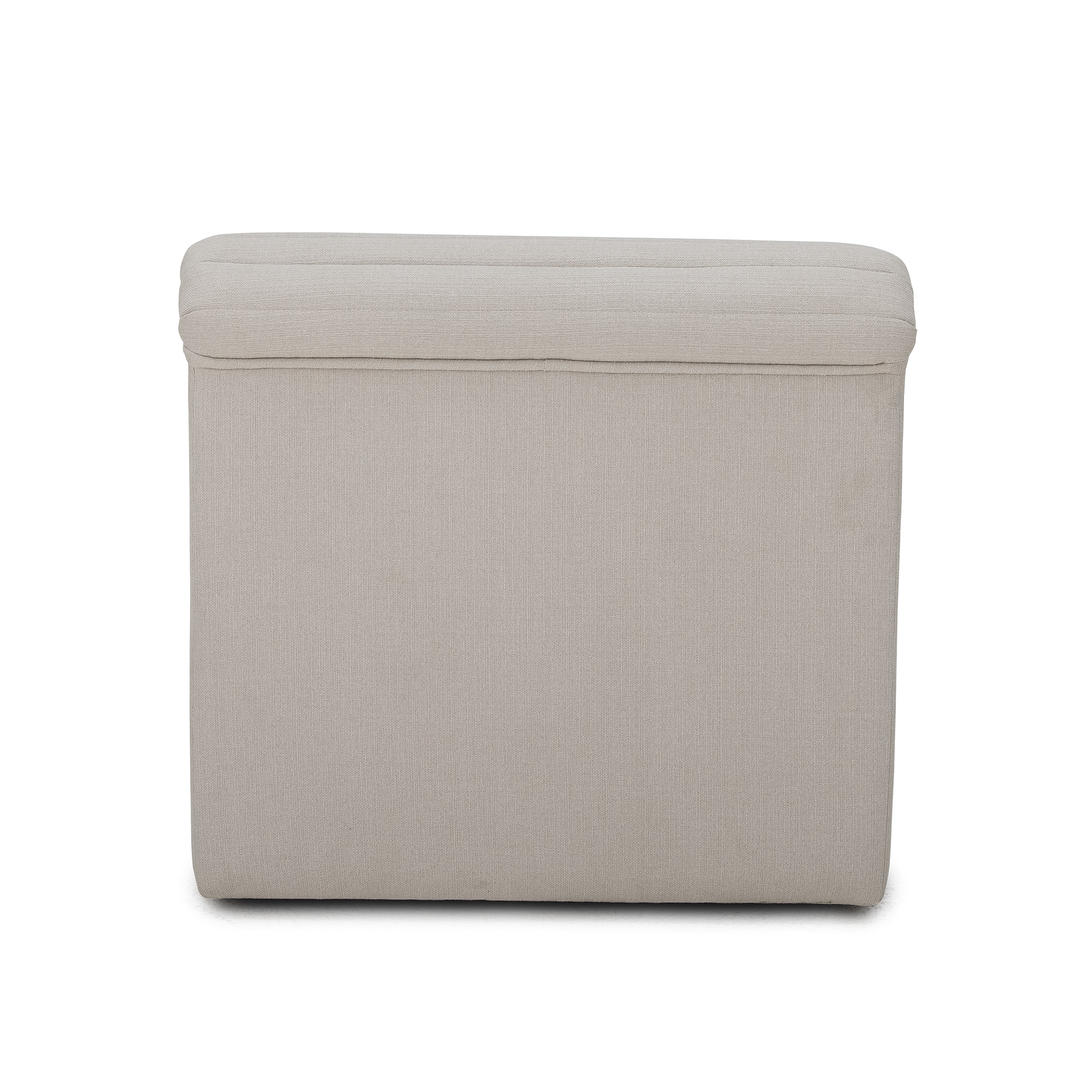 Fauteuil relax en tissu blanc — détail 6