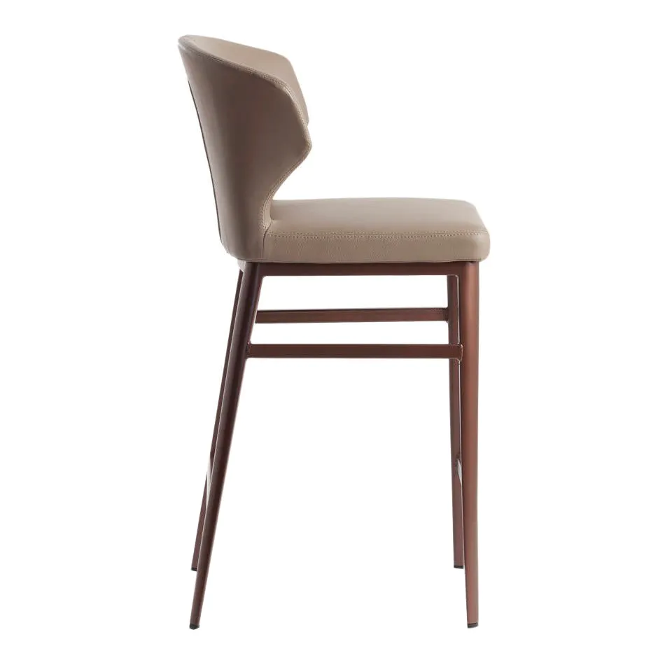 Chaise haute avec assise rembourrée en similicuir — détail 6