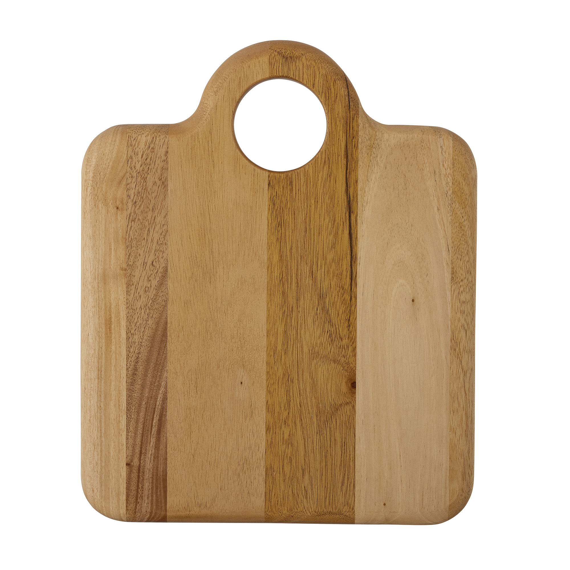 Planche à découpé en bois d'acajou carré