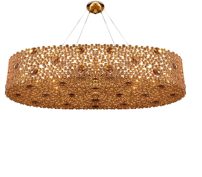 Lustre Eternity Oval Bronze Glass