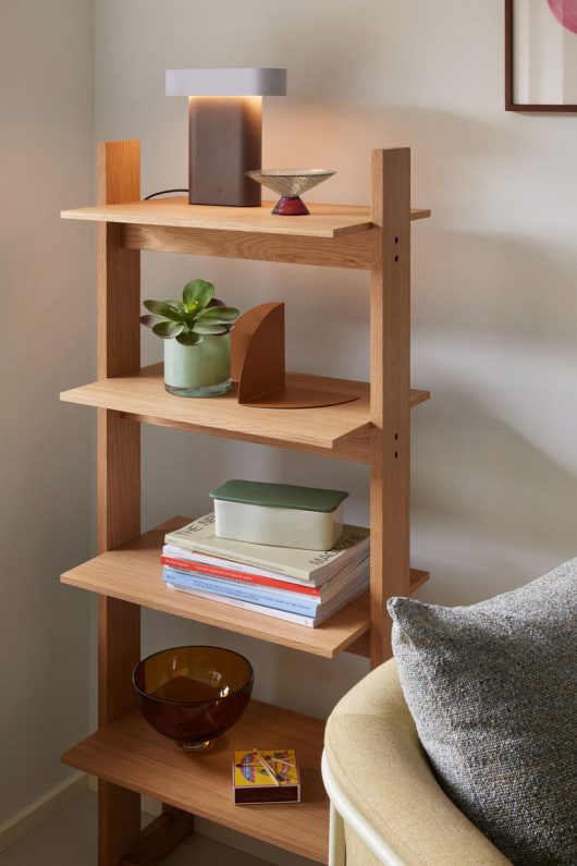 Lampe de table marron/gris clair — détail 4