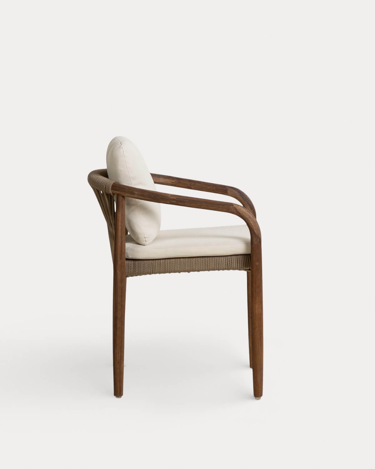 Chaise en acacia avec coussin Loli - Coloris au choix — détail 4