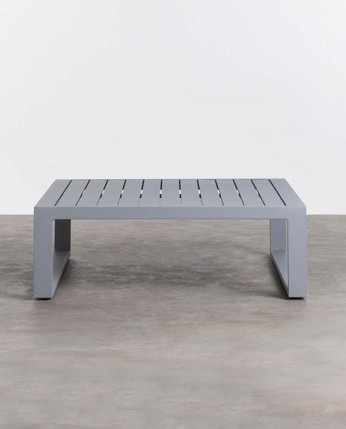 Salon de jardin en aluminium et tissu gris — détail 5