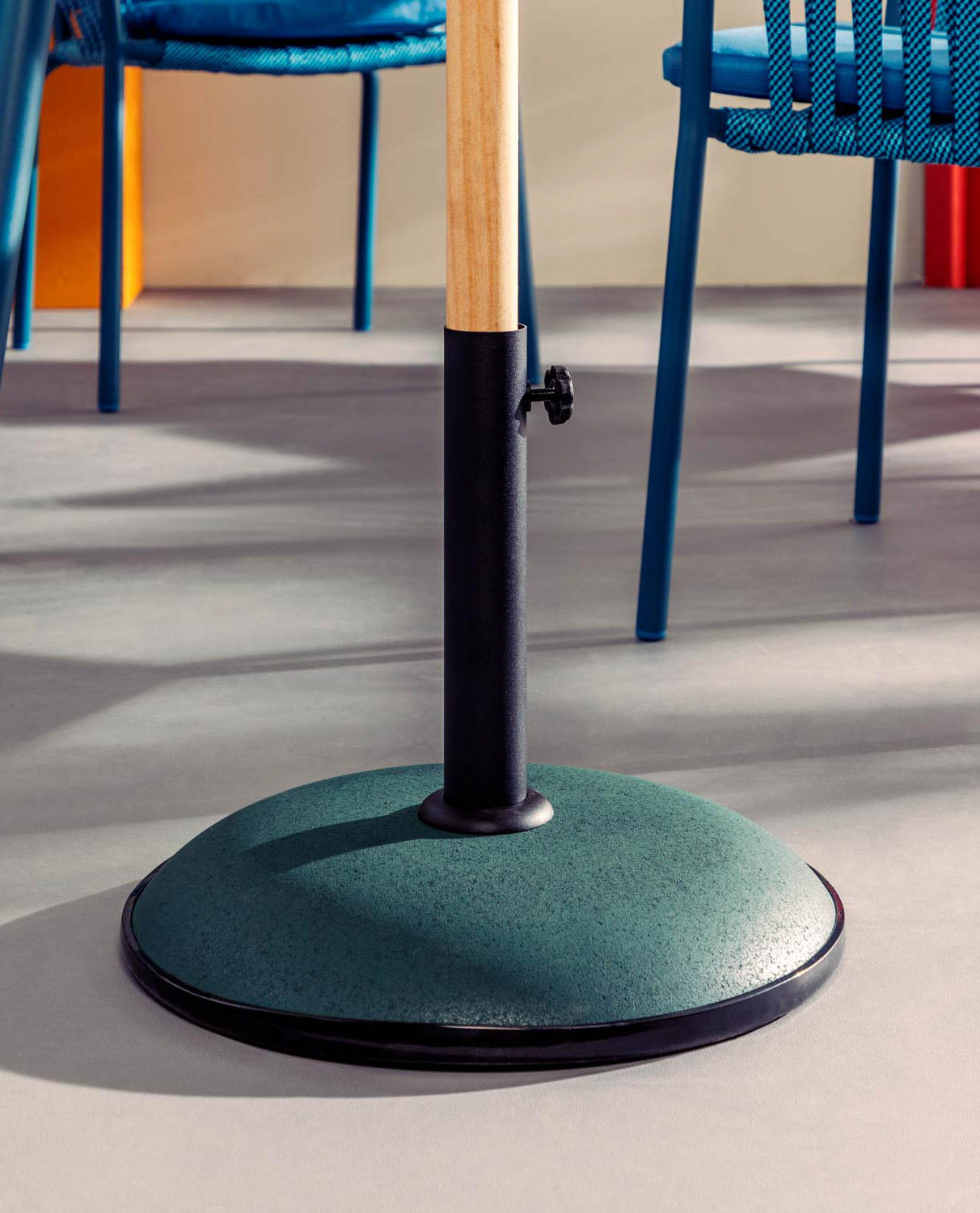 Base de parasol en béton