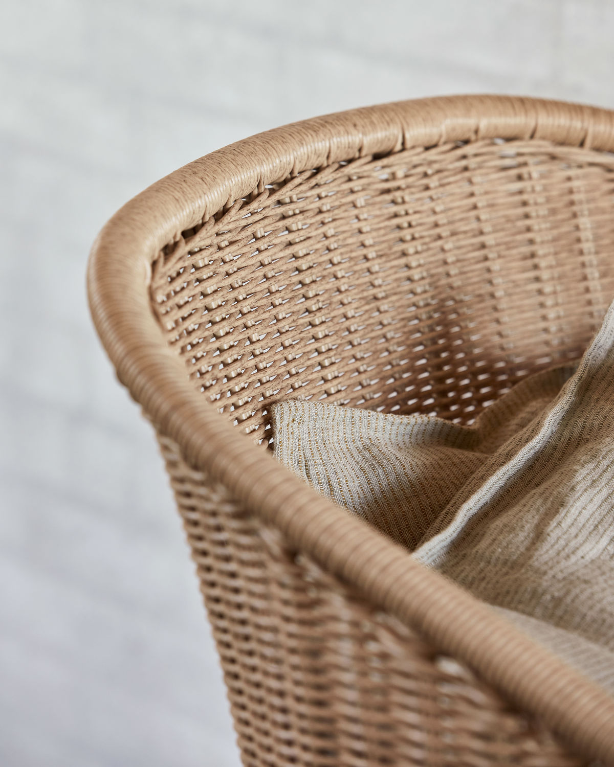 Fauteuil en osier naturel — détail 3